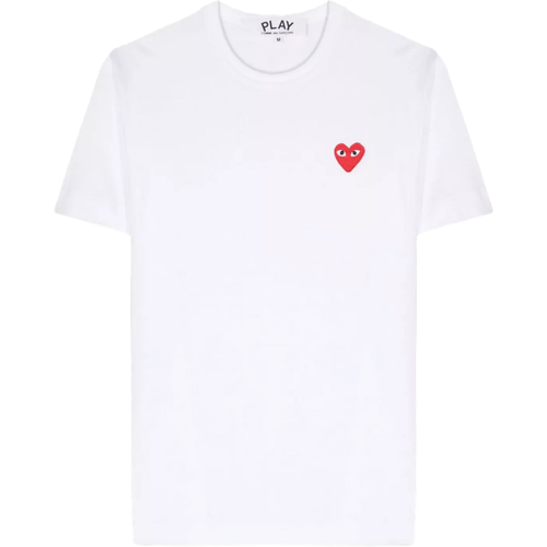 T-Shirt mit Herz-Patch - Größe XXL - Comme des Garcons Play - Modalova