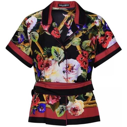 Multicolor Silk Shirt - Größe 42 - multi - Dolce&Gabbana - Modalova