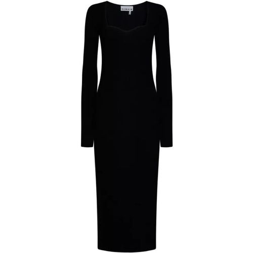 Black Midi Dress - Größe 40 - black - Remain - Modalova