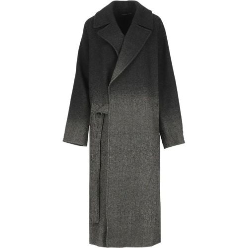 Black Wool Coat - Größe S - Y-3 - Modalova