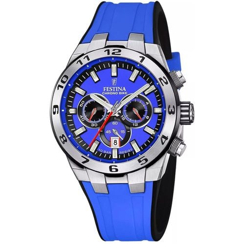 Uhren - Chrono Bike herren Uhr Blau F20671/3 - Gr. unisize - in Silber - für Damen - Festina - Modalova