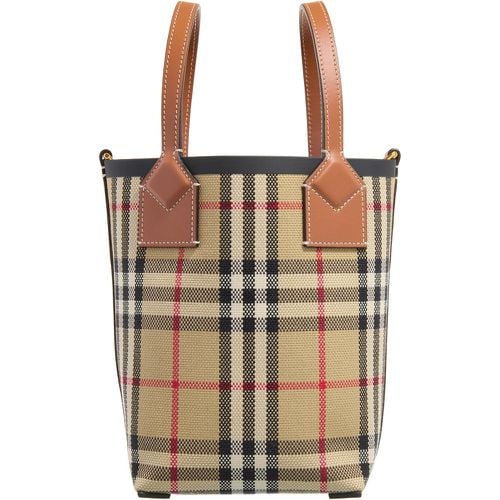 Beuteltaschen - Vintage Check Mini Bucket Bag - Gr. unisize - in - für Damen - Burberry - Modalova