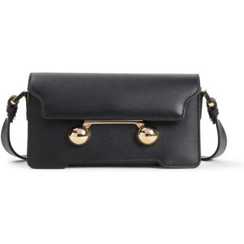 Shopper - Black Cow Leather Mini Shoulder Bag - Gr. unisize - in - für Damen - Marni - Modalova