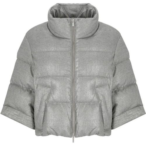 Quilted And Padded Down Jacket - Größe 42 - PESERICO - Modalova