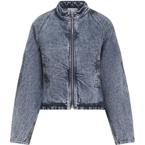 Snow Denim Round Jacket - Größe 36 - alaia - Modalova