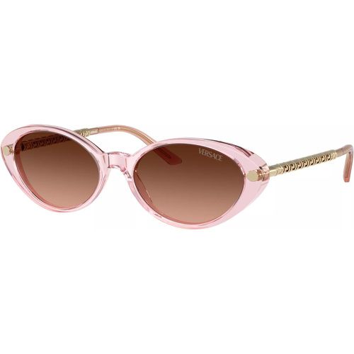 Sonnenbrille - 0VE4469 54 54725M - Gr. unisize - in Rosa - für Damen - Versace - Modalova