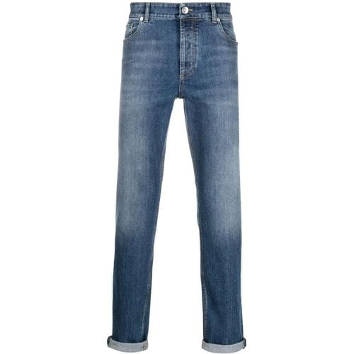 Cotton Jeans - Größe 48 - blau - BRUNELLO CUCINELLI - Modalova