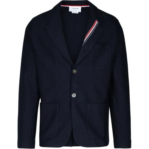 Rwb' Navy Cotton Blazer - Größe 1 - Thom Browne - Modalova