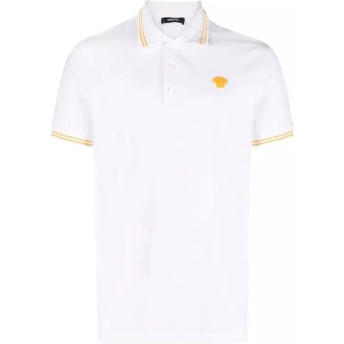 White/Yellow Medusa Polo Shirt - Größe XL - white - Versace - Modalova