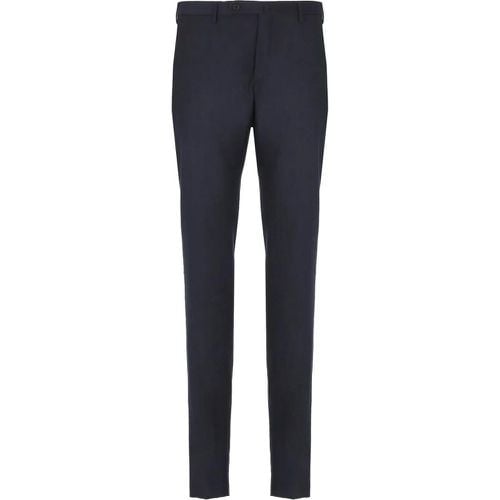 Dark blue Wool Pants - Größe 48 - Incotex - Modalova