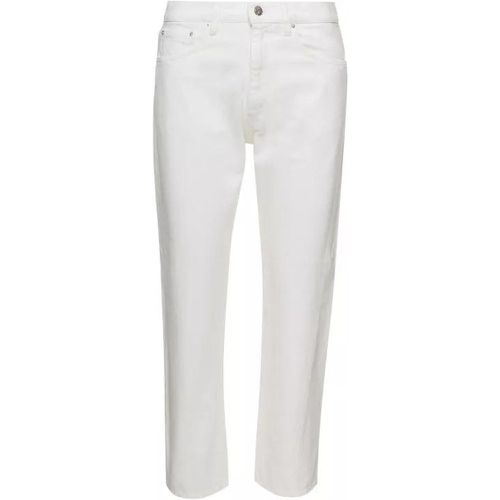 Straight Jeans In White Cotton - Größe 29 - white - TOTEME - Modalova