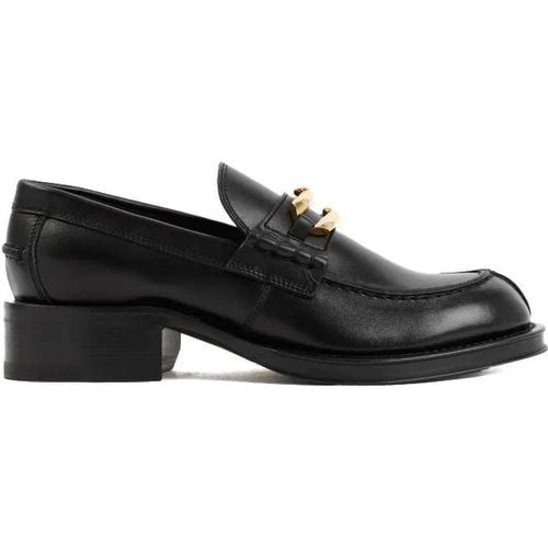 Loafers & Ballerinas - Black Calf Leather Medley Loafers - Gr. 36 (EU) - in - für Damen - Lanvin - Modalova