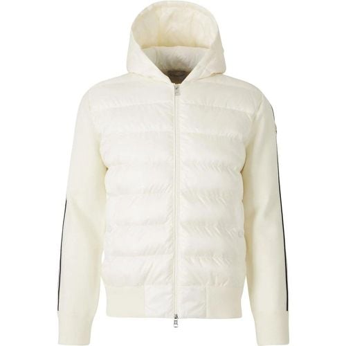 Logo Quilted Cardigan - Größe XL - Moncler - Modalova