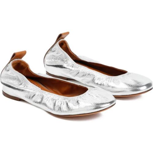 Loafers & Ballerinas - Silver Goatskin Ballerina - für Damen - Lanvin - Modalova