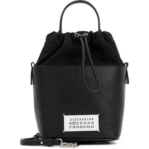 Beuteltasche - Black Leather Bucket Bag - Gr. unisize - in - für Damen - Maison Margiela - Modalova