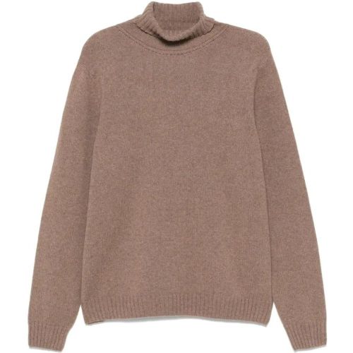 Taupe Brown Wool Blend Sweater - Größe M - John Smedley - Modalova