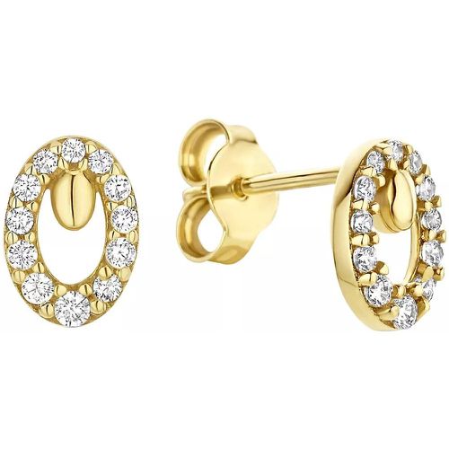 Ohrringe - Monte Napoleone Leontina 9 karat ear studs with zi - Gr. unisize - in - für Damen - BELORO - Modalova