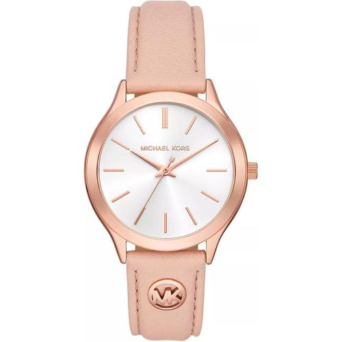 Uhr - Slim Runway Three-Hand Blush Leather - Gr. unisize - in - für Damen - Michael Kors - Modalova