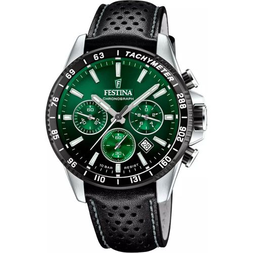 Uhren - Timeless Chrono herren Uhr Schwarz F20561/ - Gr. unisize - in Grau - für Damen - Festina - Modalova