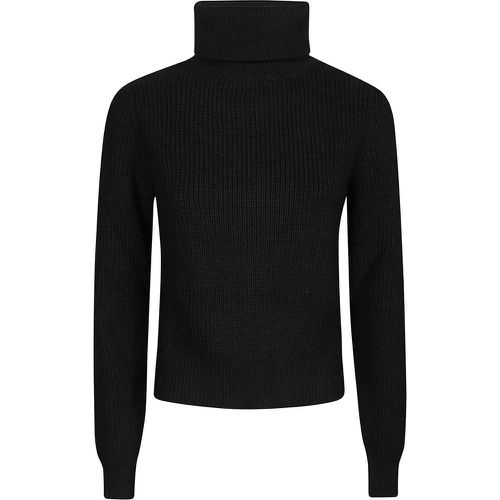 Merino Long Sleeves Turtle Neck Sweater Black - Größe L - Michael Kors - Modalova