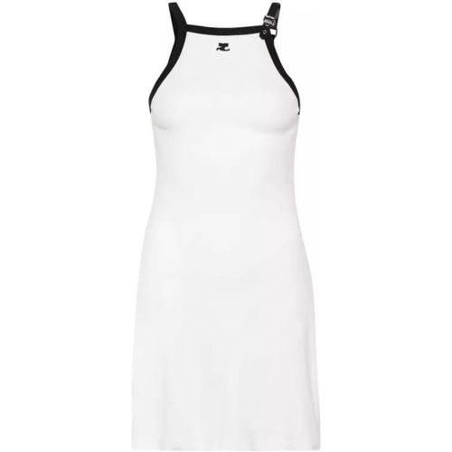 Buckle Contrast Dress - Größe S - Courrèges - Modalova