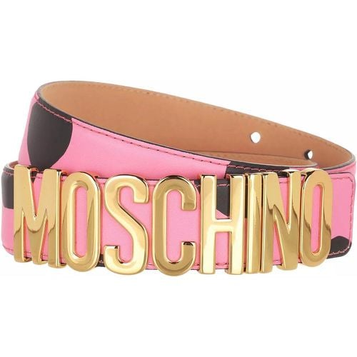 Gürtel - Belt - Gr. 85 - in Gold - für Damen - Moschino - Modalova