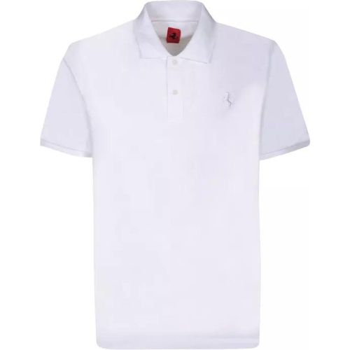 Short Sleeves Polo Shirt - Größe L - white - Ferrari - Modalova