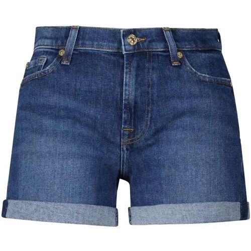 Mid Roll Shorts aus Denim - Größe 31 - Seven for all Mankind - Modalova