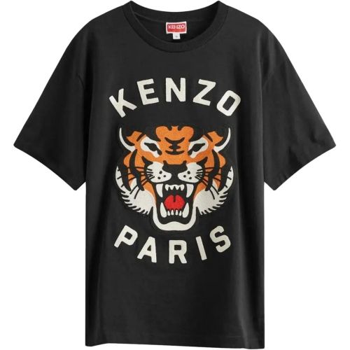 Lucky Tiger Logo Oversize T-shirt - Größe S - Kenzo - Modalova