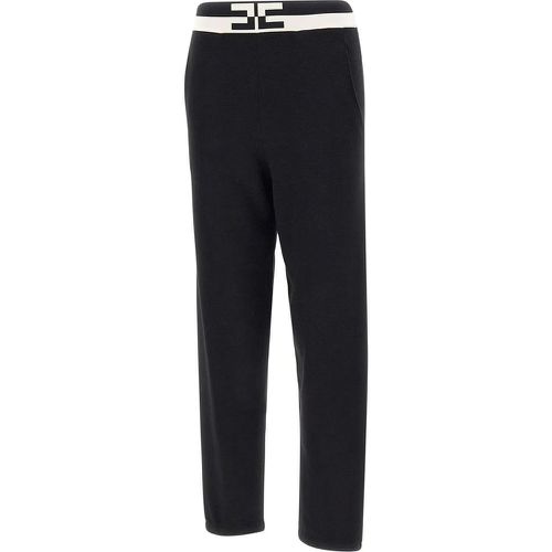 Trousers Black - Größe 42 - Elisabetta Franchi - Modalova