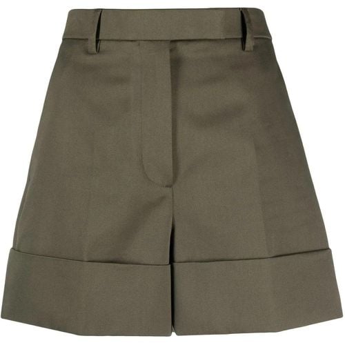 Tailored Green Shorts With Cuffed Hem - Größe 38 - Thom Browne - Modalova