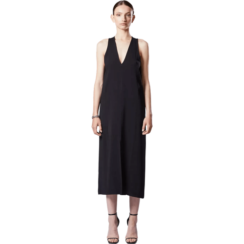 Kleid mit V-Ausschnitt - Größe S - black - Thom Krom - Modalova