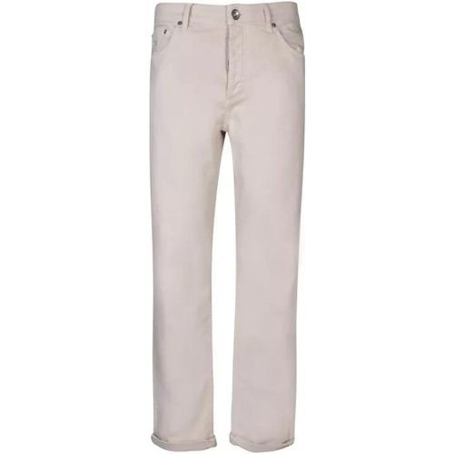 Slim Cotton Trousers - Größe 50 - BRUNELLO CUCINELLI - Modalova