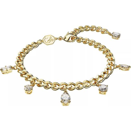 Armband - Dextera bracelet, Mixed cuts, Gold-tone plated - Gr. M - in Weiß - für Damen - Swarovski - Modalova