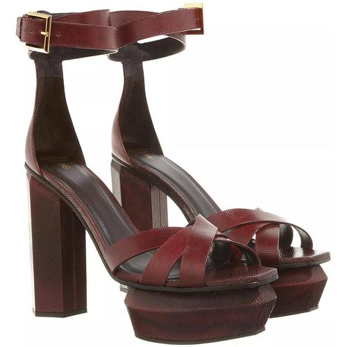 Sandalen - Ava Karung Platform Sandals Leather - Gr. 39 (EU) - in - für Damen - Balmain - Modalova