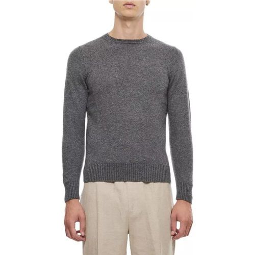 Crewneck Cashmere Sweater - Größe 46 - gray - Drumohr - Modalova