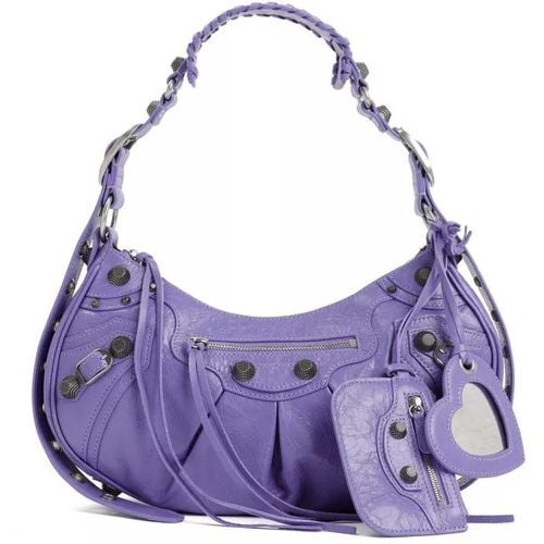 Shopper - Mauve Leather Le Cagole Shoulder Bag - Gr. unisize - in - für Damen - Balenciaga - Modalova