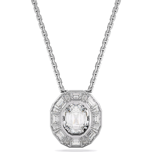 Charms - Mesmera pendant, Octagon cut, Rhodium plated - Gr. unisize - in Weiß - für Damen - Swarovski - Modalova