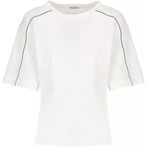 Cotton T-Shirt - Größe S - white - BRUNELLO CUCINELLI - Modalova