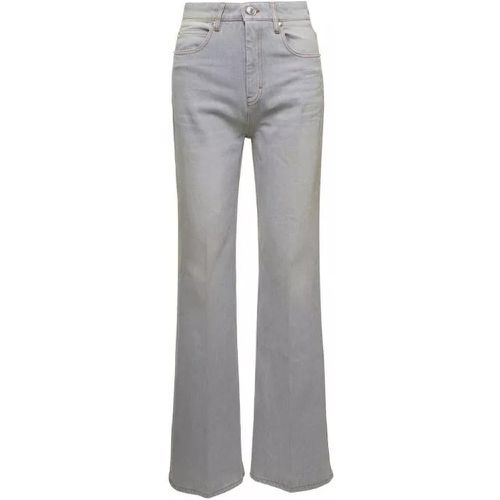 Flare Fit Trousers - Größe 27 - gray - AMI Paris - Modalova