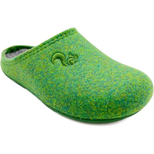 Sneakers - 1856 ® Recycled PET Slipper Kids vegan green - Gr. 27 - in - für Damen - thies - Modalova