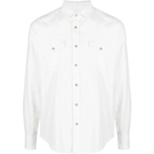 White Stud Fastening Shirt - Größe XL - white - Eleventy - Modalova