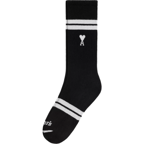 Socken mit weißem Ami De Coeur Logo - Größe 39/42 - black - AMI Paris - Modalova