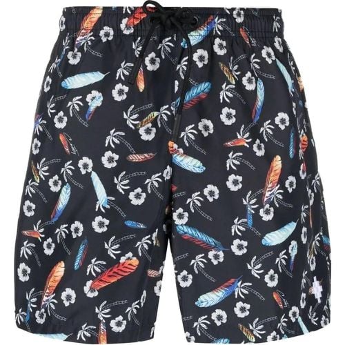 Hawaii Print Swim Shorts - Größe S - Marcelo Burlon - Modalova