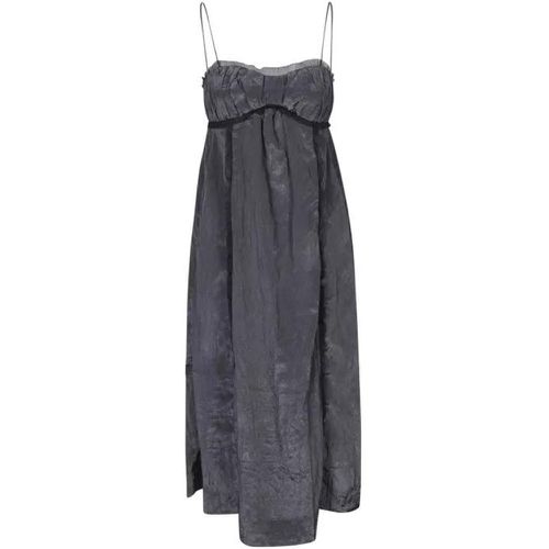 Grey Midi Dress - Größe 38 - gray - Ganni - Modalova