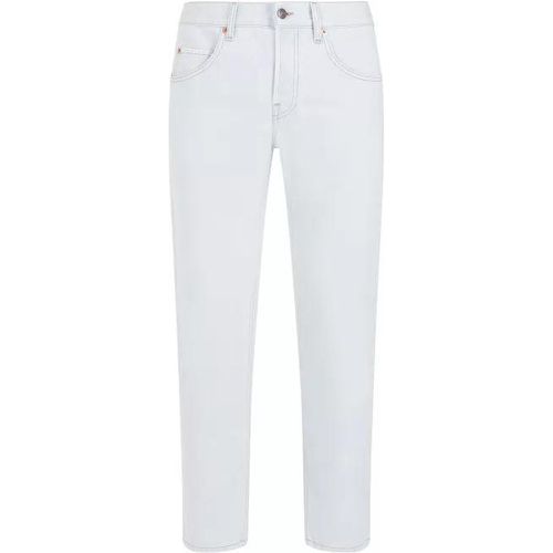 Light Blue Cotton Tapered Denim Pants - Größe 33 - Gucci - Modalova