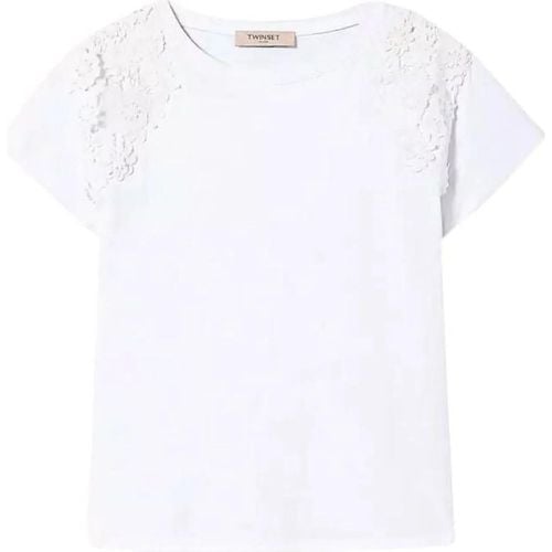 T-shirts And Polos White - Größe M - Twin-Set - Modalova