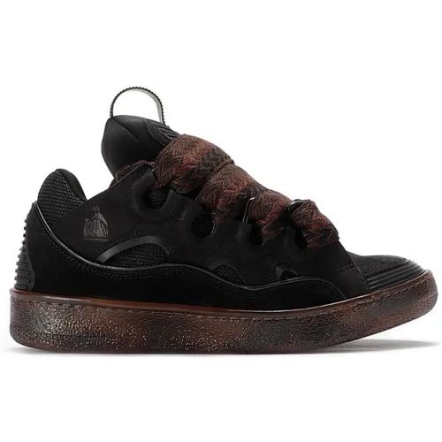 Low-Top Sneaker - Suede Sneakers With Laces - Gr. 39 (EU) - in - für Damen - Lanvin - Modalova