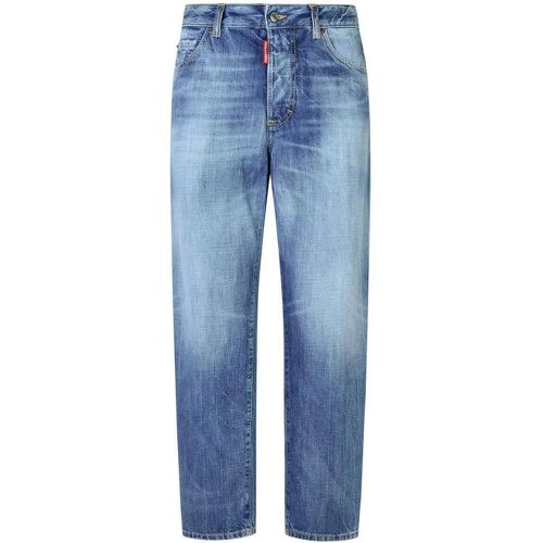 Boston' Light Blue Denim Jeans - Größe 38 - Dsquared2 - Modalova