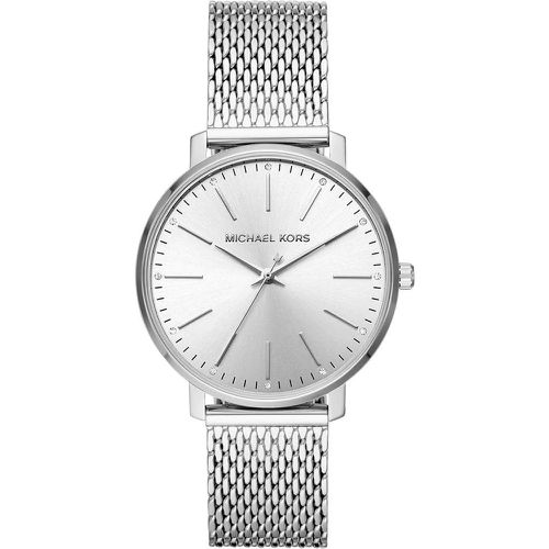 Uhr - Women's Pyper Three-Hand Stainless Steel Watch - Gr. unisize - in Silber - für Damen - Michael Kors - Modalova